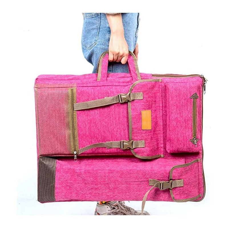 TRANSON Art Portfolio Case Artist Backpack Canvas Bag Large 26”