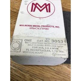 MULBERRY 30531 Lockable Spring Lid 1.75" Twist Lock Receptacle Cover