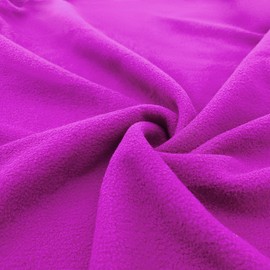 Alephnull Fleece Sleeping Bag Fleece Blanket Hiking Camping (Purple, 180 x 80 cm)