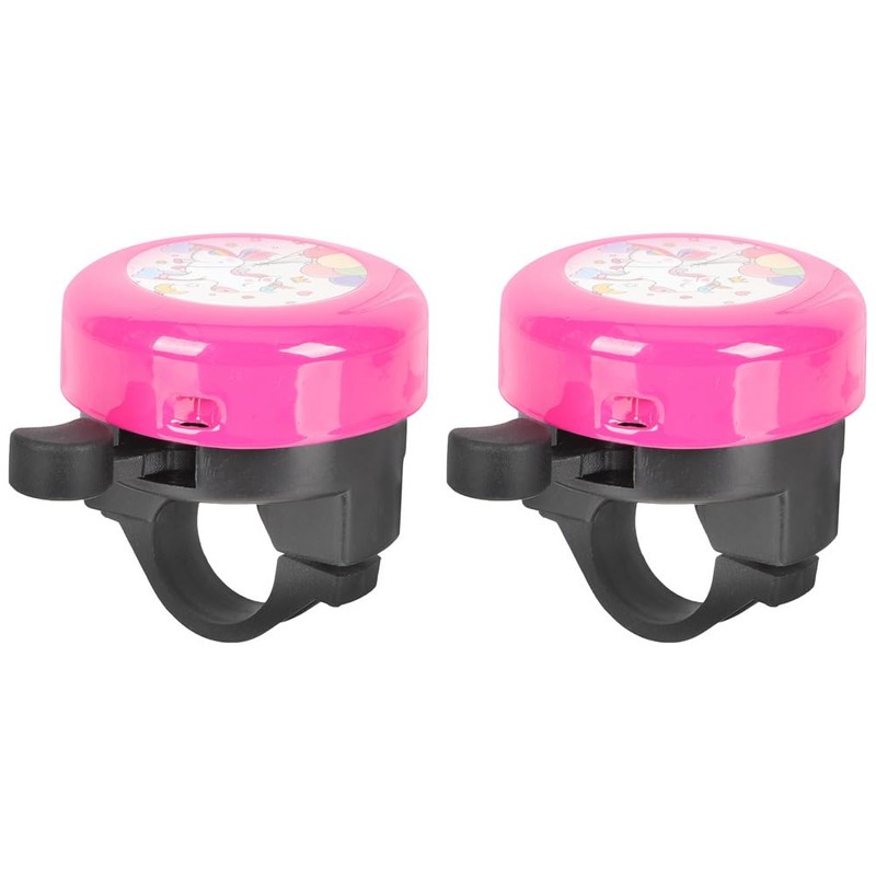 Kisangel 2pcs Bicycle Bell for Kids - Unicorn Bike Ring