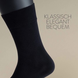 All About Socks Pack of 10 Premium Socks Men & Women – Breathable Cotton – Made in Europe – Black, Blue & Grey and Ribbed - 43-46