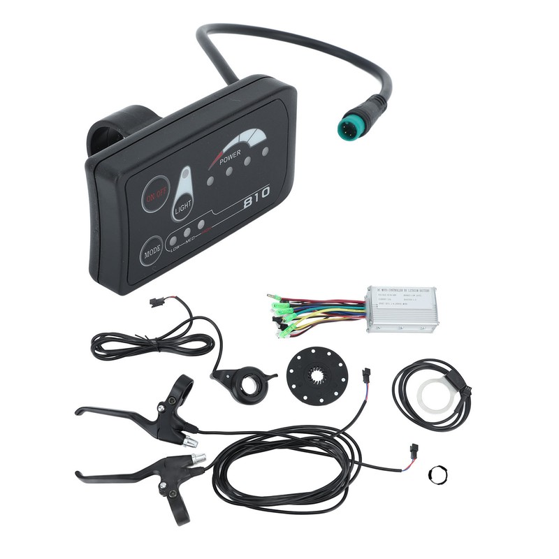 Electric Bike Controller Kit with Brake Handle Thumb Throttle 250W