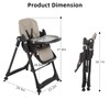 6-in-1 Convertible High Chair with Lockable Wheels | Stable Heavy-Duty