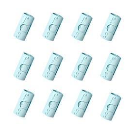 Elionless Bed Sheet Clips,12Pcs Elastic Fitted Quilt Bed Sheet Holder Fasteners Safety Needle-Free Non-Slip Comforter Grippers Set Duvet Clips Bedding Accessories to Keep Duvet in Place On Bed (Blue)
