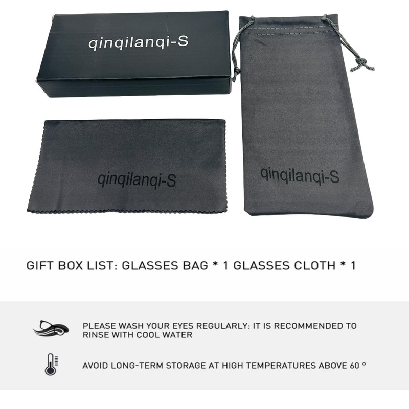 qinqilanqi-S Vintage Square Double Bridge Sunglasses Men Women 70s Flat