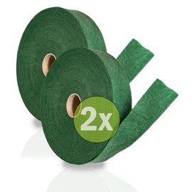 Gards® Baumanbinder Set of 2 - Fleece Tape - Garden Cord, 25 Metres, Breathable, Breathable, Breathable, Weather-Resistant, 100% from Austria, 30 mm Wide, 200 g/m², Green