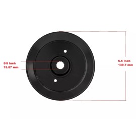 H&H Parts 2 Spindle Pulley 46" For Husqvarna RZ4623 RZ4619 RZ4621 RZ4622 RZ46i Z246 46"