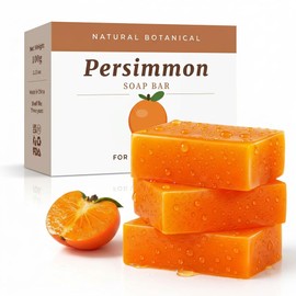 Persimmon Soap 3 x 100G Multipack – Natural Bar Soap for Body Odor Control (Old People Smell) – Deodorizing, Handmade Deeply Cleansing & Natural – Effective Odor-Neutralizing for Men & Women
