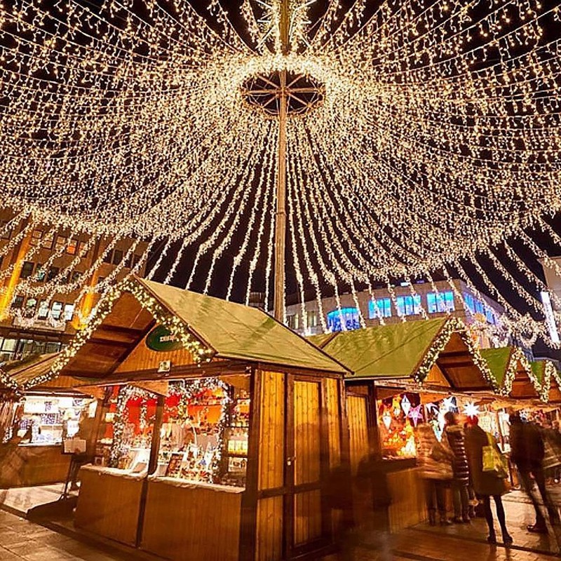 2 Pcs Long Solar String Lights Total 82FT 200LED Waterproof