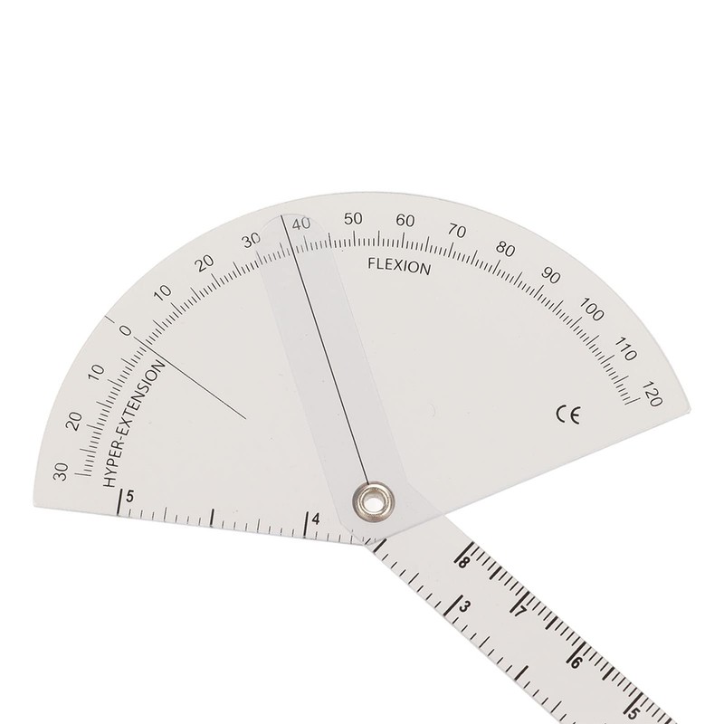 Orthopedic Goniometer, Transparent Orthopedic Ruler Solid for Finger