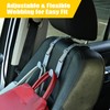 Amooca Headrest Hooks for Car Adjustable 4 Pack Vehicle Seat