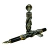 Lanxivi Jinhao Snake Fountain Pen Vintage Black Cobra Three-dimensional Pattern