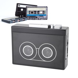 Portable Cassette Player with Automatic Reverse, MP3 Converter, Stereo Sound, 5.0, FM Radio, 3.5mm Jack, Ideal for Travel, Vintage Music Enthusiasts (A)