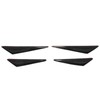 6Pcs Front Bumper Lip Spoiler Anti Collision Carbon Fiber Side
