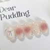 [Handmade Nail Tips] Ribbon Cheek Nail Tips - Petit Coffin