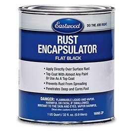 Eastwood Black Rust Encapsulator Quart Durable UV Heat Resistance Stop Rust Corrosion