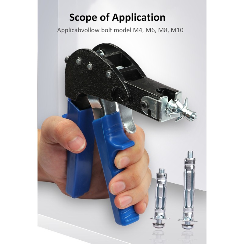 Heavy Duty Wall Anchor Machine Metal Setting Tool for Hollow