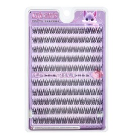 GECOMO Large Capacity False Eyelashes, Natural, False Eyelashes, With Glue, Partial False Eyelashes, Instant Eyelashes, Lower Eyelashes, No Glue Required, Popular, Actress Eyelashes, Cosplay Makeup