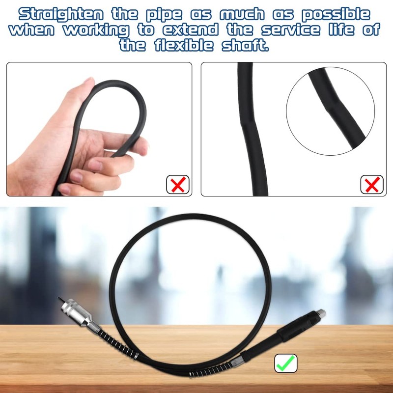 WMYCONGCONG Flexible Drill Shaft Extension Universal Flexible Shaft Adapter Attachment