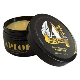 Aplof - Tattoo Ando Ungüento Sustituto De Vaselina Para Tatuar| |100% Ingredientes Naturales Bálsamo Para Tatuajes - 215G