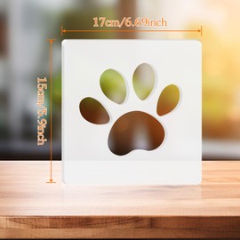 WOOPSOO Dog Paw Router Templates Charcuterie Board Clear Cutting Router Acrylic Charcuterie Board Handle Large Tracing Stencils Guide Tools for Home Kitchen Woodworking
