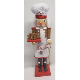 Wooden Christmas Nutcracker,15"