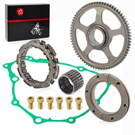Starter Clutch One Way Bearing and Gear Idler Kit Motor Gear & Gasket For Honda 1999-2014 TRX400EX 2x4 TRX400X