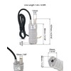 QWORK 12V Submersible Water Pump, 2 Pack 6-15V DC Mini
