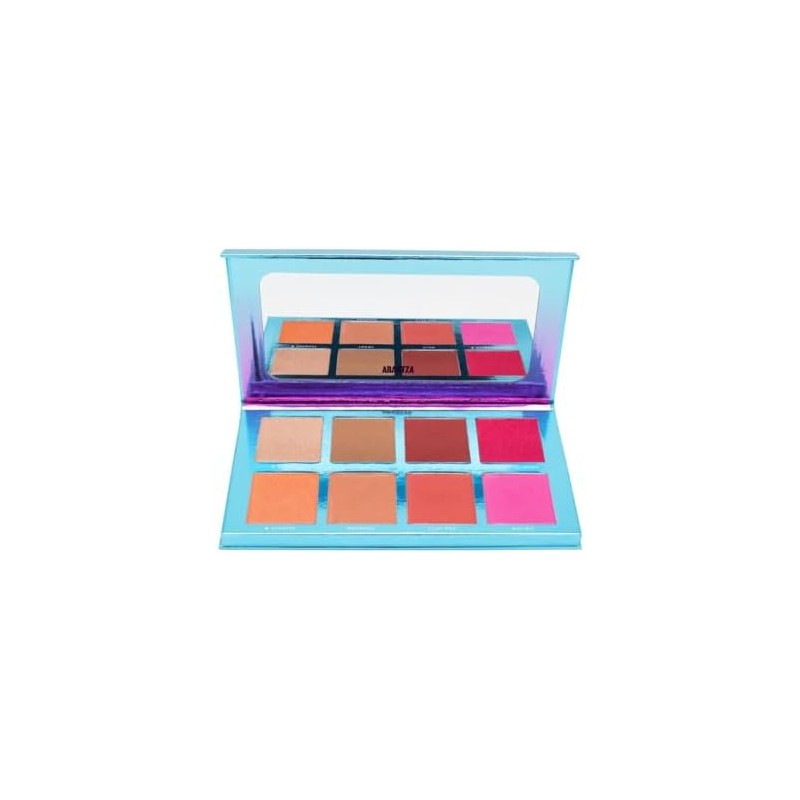 Paleta Rubor Sunset Blush Iluminador Maquillaje Arantza