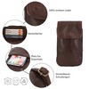 Gusti Estera Leather Shoulder Bag for Men and Women, Vintage