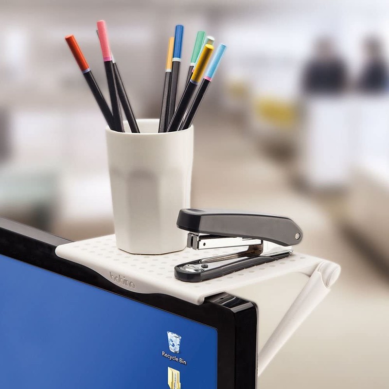 Screen Shelf White | Create space on your screen