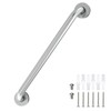16 Inch Grab Bars for Bathtubs and Showers Brushed Nickel,