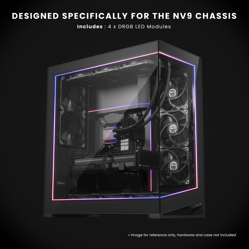 Phanteks NV9 Premium DRGB Kit, 4X D/A-RGB LED modules for
