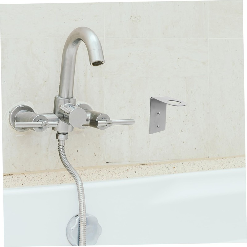 SHOWERORO Stainless Steel Soap Dispenser Holder Wall Mount Bathroom Organiser