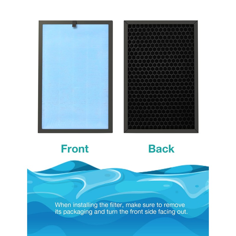 SimPure HP8 Original HEPA Replacement Filter Compatible with HP8 Air