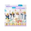 83pcs Coronas Rey Diy De Carton Dorada Fiesta Con Calcomanía