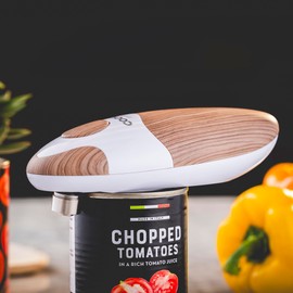 Cooks Professional Electric Can Opener | Automatic Wireless Can Opener for Arthritis & Arthritis Hands Free Operation | One Touch Design (Nordic White)
