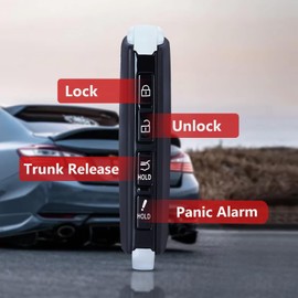 Remote Key Fob Case Keyless Entry Car Key Shell Cover Housing Replacement for Mazda CX-5 2019 2020 2021 2022 2023 2024 CX-9 6 MX-5 Miata WAZSKE13D03