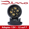 Dino 130007 Short Trailer Adaptor 13-Pin to 7-Pin