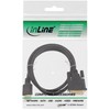 InLine 17658P HDMI-DVI Cable Gold-Plated Contacts HDMI Male to DVI