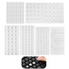 TNJPSEK 302 Pcs Bump Dots for Visually Impaired, Silicone Braille