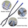 CKLT 40'' Fire Tongs for Fire Pit Heavy Duty Firewood