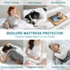 GOPOONY Waterproof Mattress Protector Queen Size - Breathable, Noiseless, Ultra-Soft