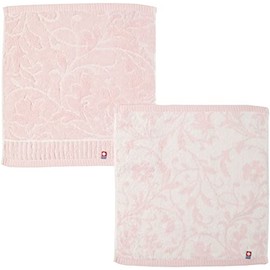 Hayashi SI100302 Towel Gift Set, Approx. 13.4 x 13.8 inches (34 x 35 cm), Shikoku Imabari, Hanaori - Kaori - Pink, Pack of 2