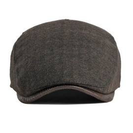 JAOAJ Men's Beret Cap, Autumn/Winter Peaked Cap, Cabbie, Hunter Hat, Beret Flat Cap, Newsboy Hat, Driving Hats