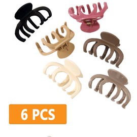 Traziewell Hair Clip Medium Thin Hair Octopus Hair Clip 6 Pieces Hair Clips for Thick Curly Long Hair Hair Claw Clips Non-Slip Hair Clips for Women and Girls 1110