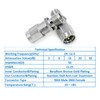 UU TOJOIN 2PCS RF Coaxial Attenuator 12.4GHz 3dB 2W 50Ohm