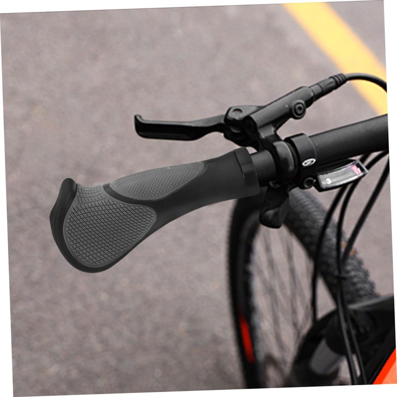Sosoport 4pcs Non Slip Bike Handlebar Grips for Mountain Bullhorn