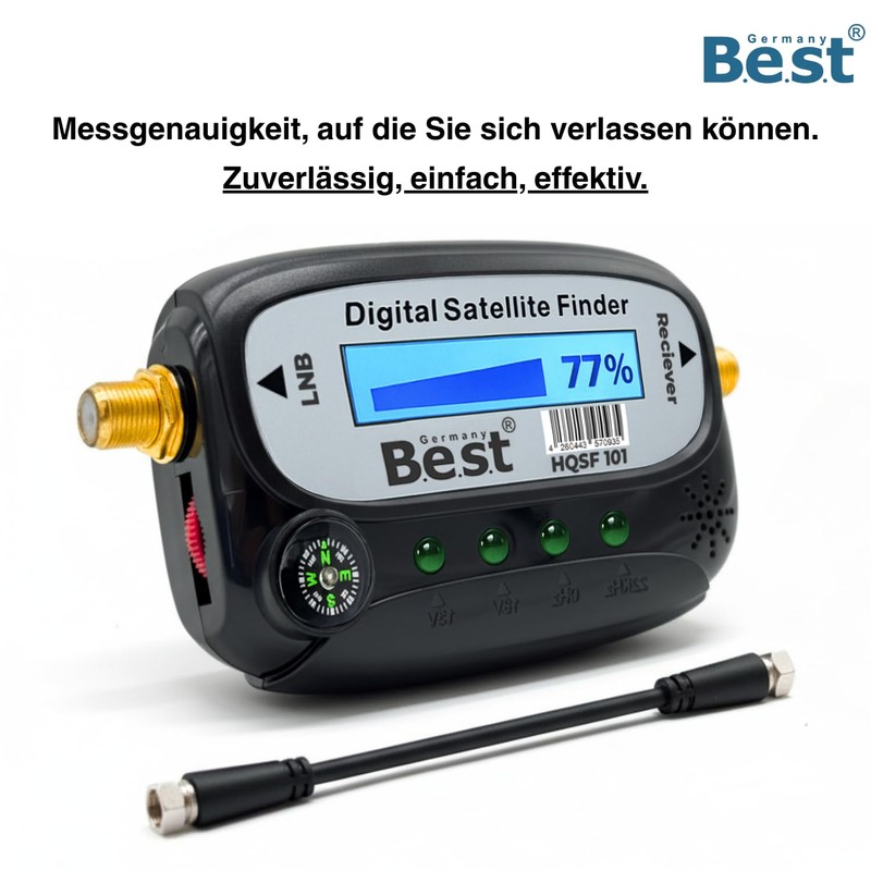 Digital Satellite Finder LCD Compass Astra Hotbird Meter