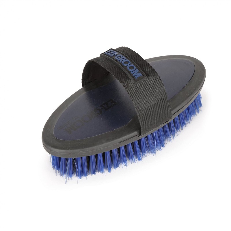 Shires 1405 Ezi-Groom Small Body Brush Bright Blue